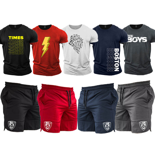 Pack of 9 Half Sleeves T-Shirts + Shorts